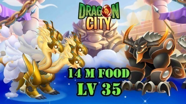 '✔️DÙNG 14M FOOD CHO 2 HEROIC LÊN CẤP 35 | Dragon City Game Mobile Android, Ios'