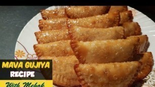 'Sooji Mava Gujiya | Indian Sweet Gujiya Recipe By Mehak Foods'