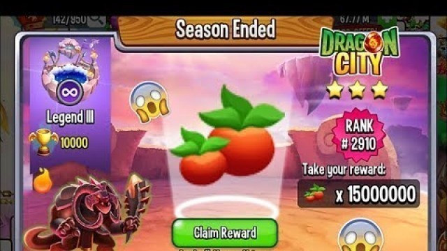 'Dragon City - I got 15 MILLION FOODS in LEGEND ARENA Season 2 