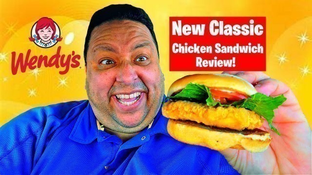 'Wendy\'s New Classic Chicken Sandwich & Pub Fries REVIEW!'