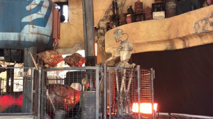 'Ronto Roasters meat - food location at Star Wars: Galaxy\'s Edge'