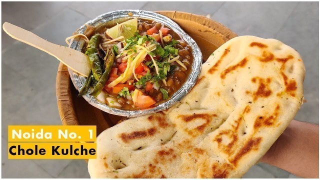 'Noida No.1 Butter Chole kulche Rs 60/- Only l Brahmaputra Market l Noida Street Food'