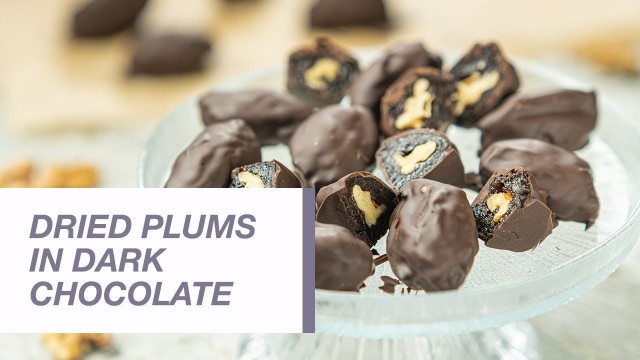 'Dried Plums in Dark Chocolate | Food Channel L Recipes'