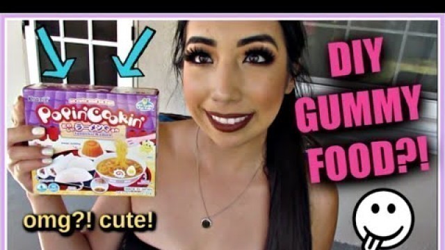 'TRYING CUTE JAPANESE GUMMY RAMEN FOOD!! DIY/TASTE TEST'