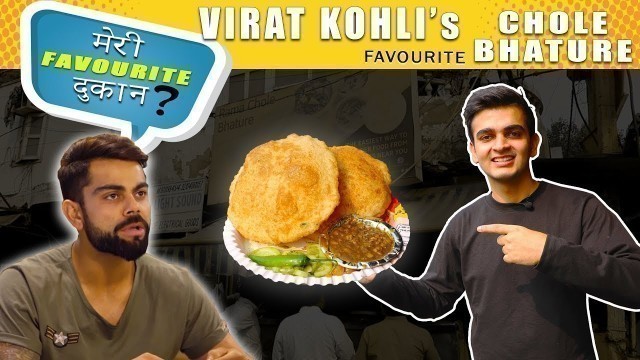 'Virat Kohli\'s Favourite Chole Bhature Shop in Delhi l Street Food l India Eat Mania'