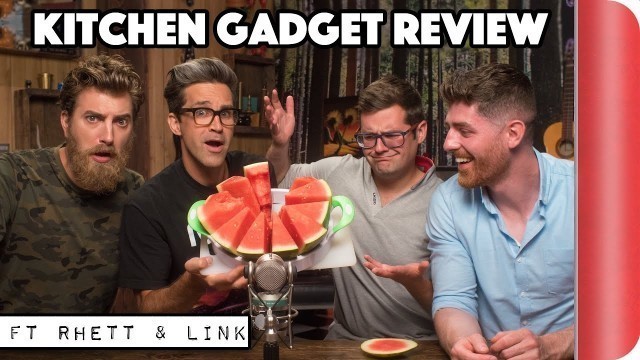 'Chefs Vs Normals Review Kitchen Gadgets | Ft. Rhett and Link'