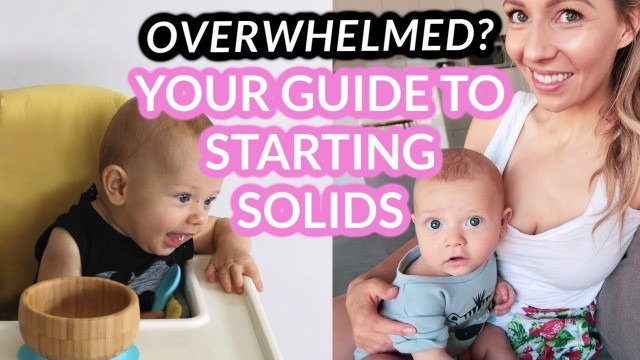 'HOW TO START YOUR BABY ON SOLID FOOD - 4 - 6 MONTH OLD BABY | Krissy Ropiha'