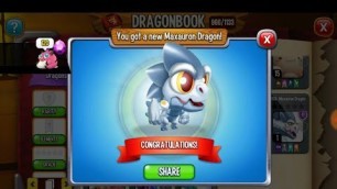 'Dragon city tập 76: chuẩn bị sẵn ít gem và food để đua heroic - Mauxauron dragon'