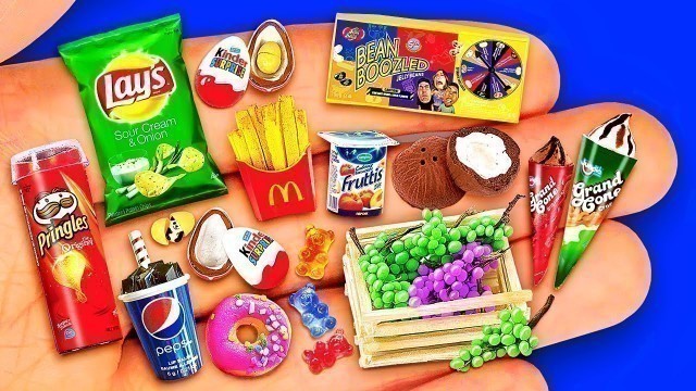 '36 DIY MINIATURE FOOD 〜 BIG COLLECTION OF REALISTIC MINIATURES'