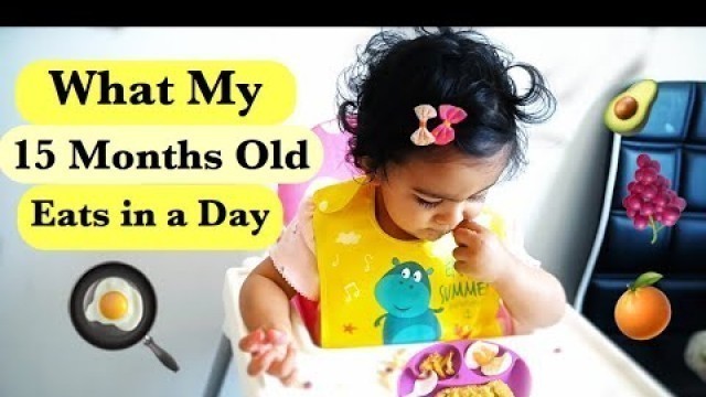 'What My 15 Months Old Baby Eats in a Day (Healthy Meal Ideas for 1 Year Old Baby)'