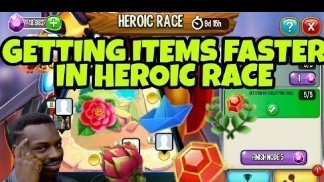 'TIPS FOR GETTING ITEMS FASTER | HEROIC RACE HIGH SCORE DRAGON'