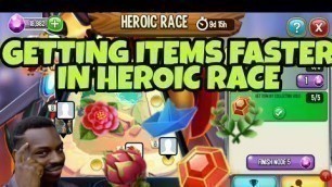 'TIPS FOR GETTING ITEMS FASTER | HEROIC RACE HIGH SCORE DRAGON'