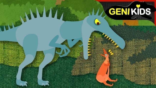 '▶Genikids Dino Movie◀ #3  Funny Dinosaurs in Hilarious Food Chain | Dinosaurs Short Cartoon for Kids'