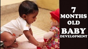 '7 MONTHS OLD BABY DEVELOPMENT & ACTIVITIES in tamil | 7 மாதக்  குழந்தைகளின்  வளர்ச்சி'