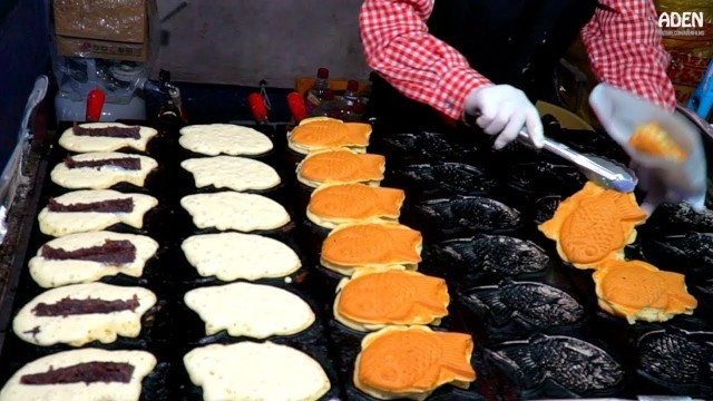 'Japanese Street Food - Taiyaki, Pancakes, Snacks, Dumplings, Grilled Fish...'