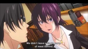 'Food Wars! Shokugeki no Soma - \"Gotcha Pork Roast\" Cooking Scene'