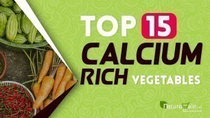 'Top 15 Calcium Rich Vegetables'