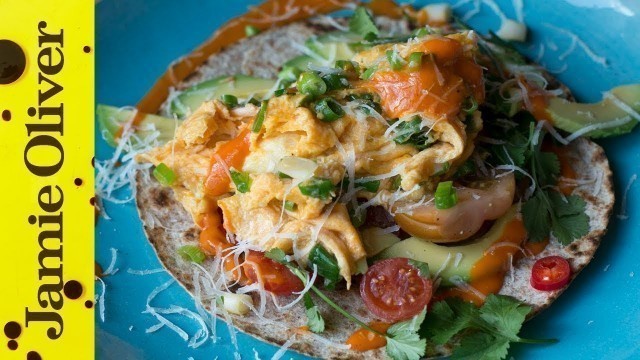 'Beautiful Breakfast Tortillas | Jamie Oliver'