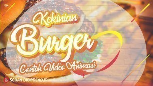 'Food & Burger - Jasa Pembuatan Video Promosi - Jasa Video Animasi Berau'