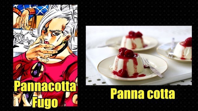 'Food Names in Jojo\'s Bizarre Adventure: Vento Aureo'