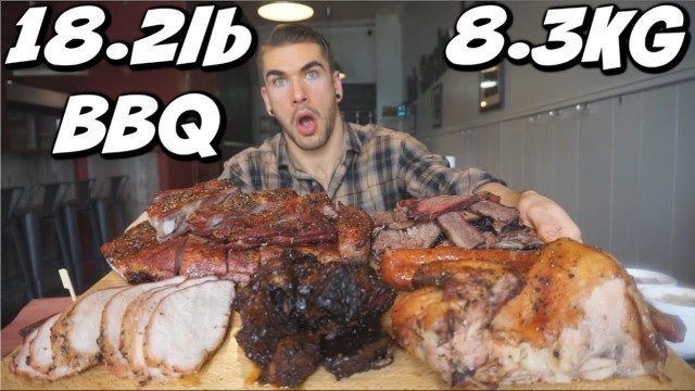 'WORLDS BIGGEST BBQ CHALLENGE | CRAZY TEXAS BBQ Menu Challenge | Man Vs Food | Beach Hill Smoke House'