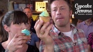 'Rainbow Buttercream Cupcakes with Jamie Oliver | Cupcake Jemma'