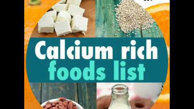 'Top 10 Calcium rich foods'