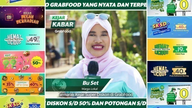 'BU SET GEGER DI KEJAR KABAR GRABFOOD'