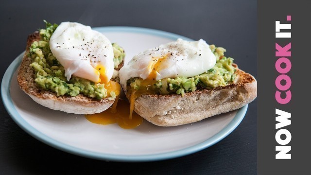 'Avocado Toast With Poached Eggs Recipe'