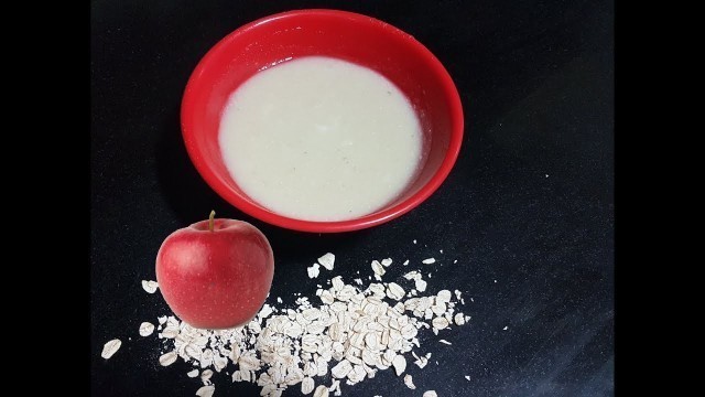 '2 in 1 Apple Oatmeal Puree for Babies (Stage 1) Tamil'