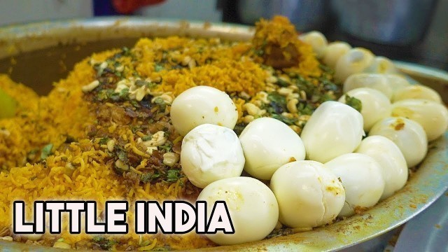 'INDIAN FOOD Feast | Famous BRIYANI at Singapore\'s Little India'