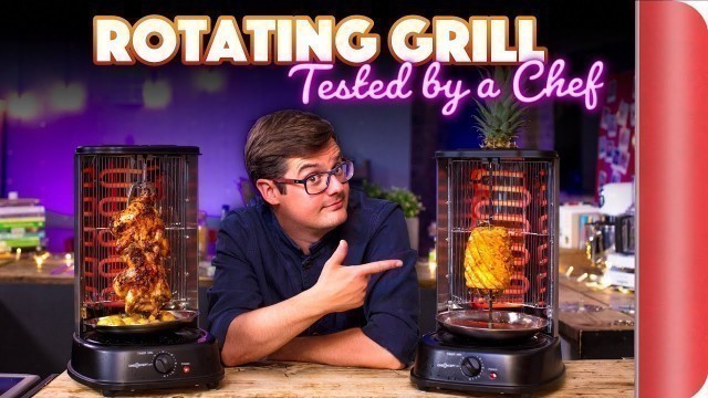 'ROTATING GRILL | 4 Dishes Tested by a Chef'