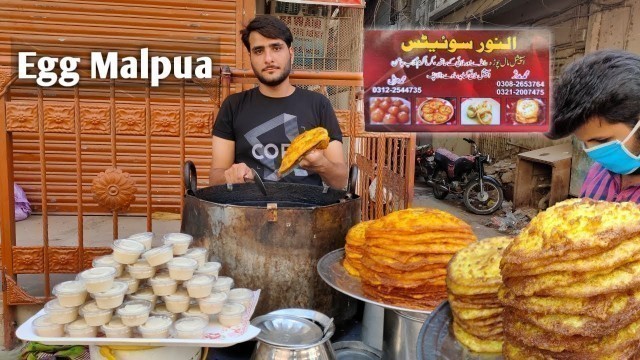 'Egg Malpua | Ramadan Special Malpua | Ramadan 2020 |Street Food Karachi Pakistan'