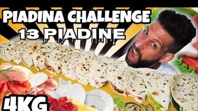 '13 PIADINE Challenge (4KG - 11000 Calorie) Cheat Day - MAN VS FOOD'