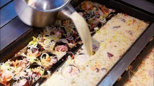 'Japanese Street Food - GIANT RAINBOW COTTON CANDY Tokyo Japan'