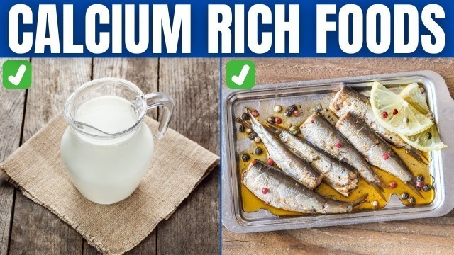 'FOODS RICH IN CALCIUM - 15 Foods High in Calcium!'