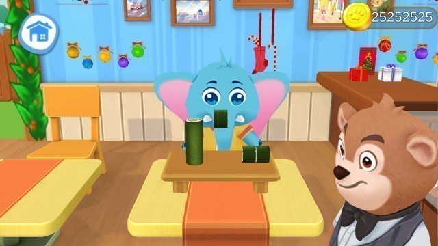 'Uncle Bear Restaurant | Cute Food Restaurant Games for Babies and Toddlers | Kids Fun Place'