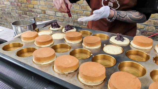 'The Imagawayaki Cake from Japan. London Street Food of Brick Lane'