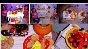 'DIY Barbie Miniature food ~ Como hacer comida miniatura para muñecas'