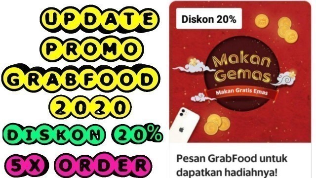 'Promo Grabfood - Diskon 20% - 2020'