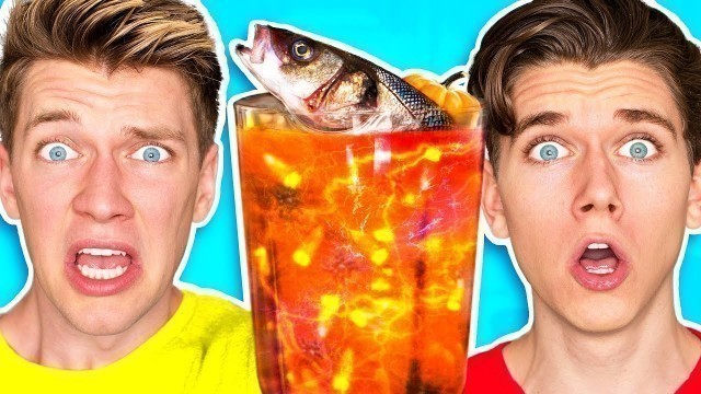 'The Smoothie Challenge! *GOOD vs. GROSS* Learn DIY Edible Real Gummy Food Sour Candy Drink How To'