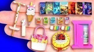 '23+ DIY MINIATURE FOODS AND CRAFTS FOR DOLLHOUSE BARBIE'