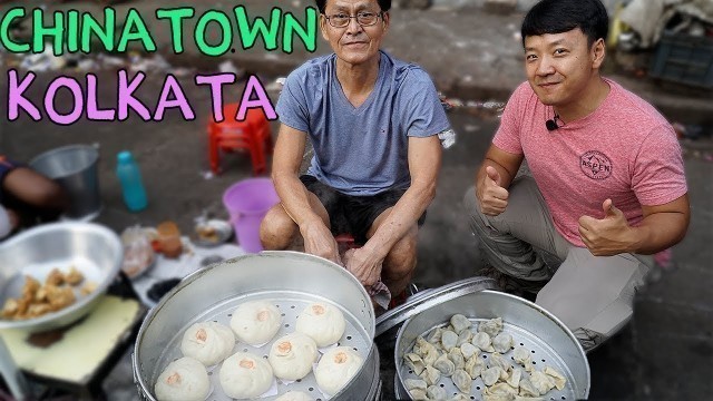 'WONTON NOODLES! Indian Chinese Street Food in CHINATOWN Kolkata India'