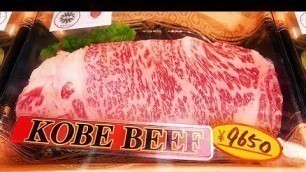 'Japanese Street Food - KOBE BEEF A5 Steak Teppanyaki Osaka Japan'