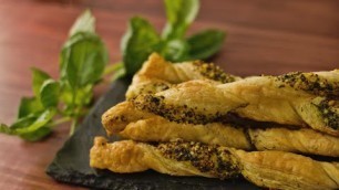 'How to Make Pesto Puff Pastry Twists | Hungry AF'