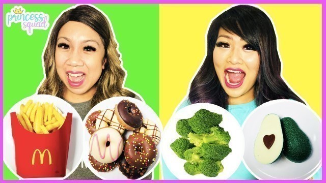 'Candy Food VS Real Food Challenge'