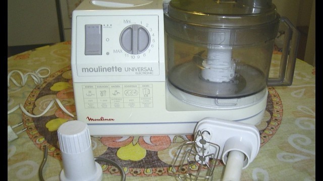 'Funktionsprüfung Moulinex   electronic, 400 Watt Küchenmaschine ,Food processor Typ 889'