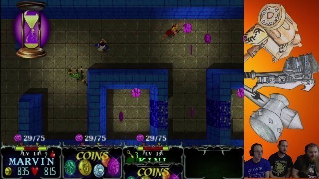 'Hammer Bros Gaming just for fun Couch Co-Op play of Gauntlet: Dark Legacy.'