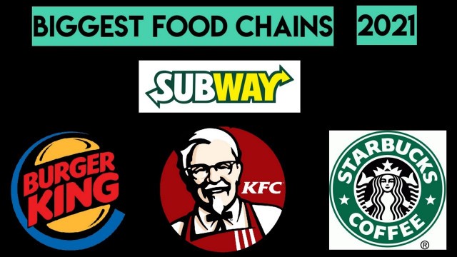 'Top 10 biggest food chains in the world 2021'