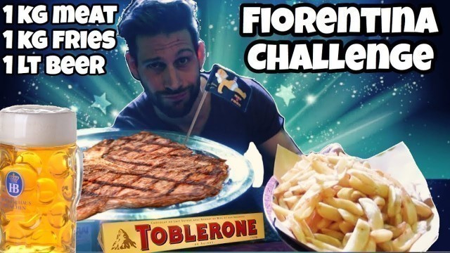 'FIORENTINA Challenge 3KG - Italiano Cheat day - MAN VS FOOD (ENG SUB)'